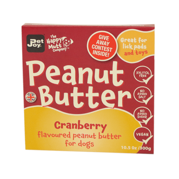Peanut butter cranberry hond likmat speelgoed gezond pindakaas
