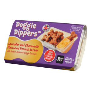Doggie Dippers Pet-Joy Lavendel kamille snack pindakaas