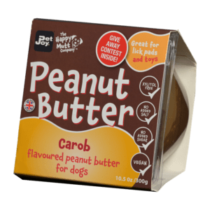 Peanut butter pet-joy carob johannesbrood pindakaas hond speeltjes